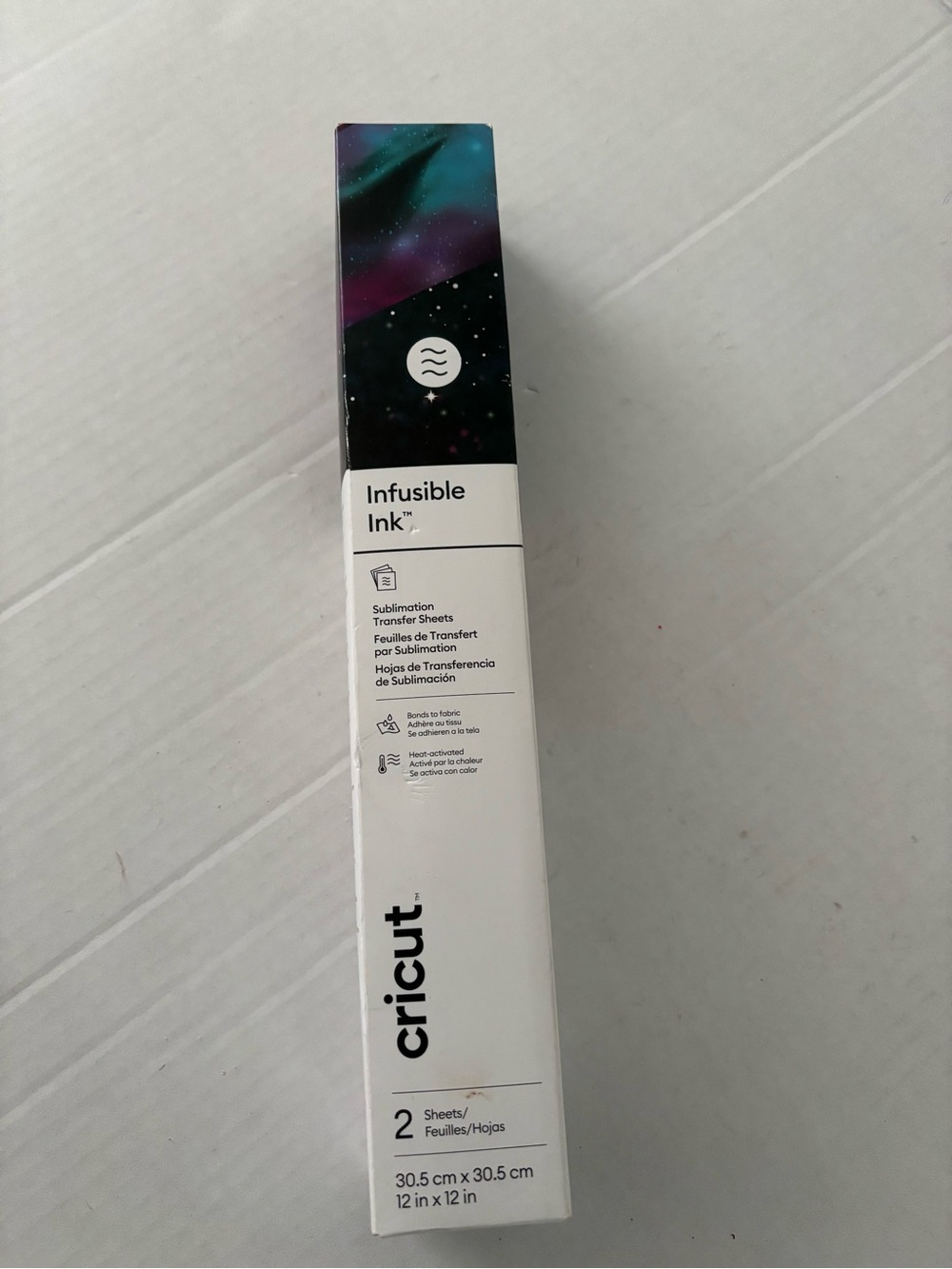 New! Cricut Galaxy Sampler Infusible Ink 2 Sheets 12”x12”